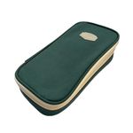 Carti si Birotica - Rechizite - Penare - Penar borseta Urban, 2 fermoare, DARK GREEN, 21X6.5X11CM - Infinity.ro