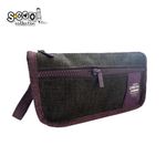 Carti si Birotica - Rechizite - Penare - Penar borseta Urban, 2 fermoare, PURPLE, 22.5x7x12 cm - Infinity.ro