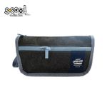 Carti si Birotica - Rechizite - Penare - Penar borseta Urban, 2 fermoare, LIGHT BLUE, 22.5x7x12 cm - Infinity.ro