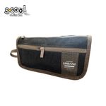 Carti si Birotica - Rechizite - Penare - Penar borseta Urban, 2 fermoare, BROWN, 22.5x7x12 cm - Infinity.ro
