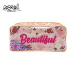 Carti si Birotica - Rechizite - Penare - Penar borseta paiete, 1 fermoar, BEAUTIFUL, 22x11x5.5 cm - Infinity.ro