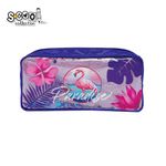 Carti si Birotica - Rechizite - Penare - Penar borseta paiete, 1 fermoar, FLAMINGO, 22x11x5.5 cm - Infinity.ro