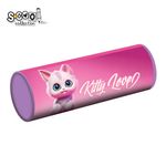 Carti si Birotica - Rechizite - Penare - Penar borseta tubular, 1 fermoar, KITTY LOVE, 21.5x7.3 cm - Infinity.ro