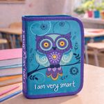 Carti si Birotica - Rechizite - Penare - Penar Echipat, 1 Fermoar, 2 Ext., 32 Piese, Owl - Infinity.ro