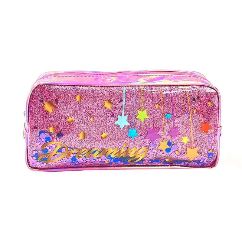 Carti si Birotica - Rechizite - Penare - Penar borseta paiete, DREAMING, 22x11x5.5 cm - Infinity.ro