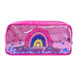 Carti si Birotica - Rechizite - Penare - Penar borseta paiete, FOLLOW YOUR DREAMS, 22x11x5.5 cm - Infinity.ro