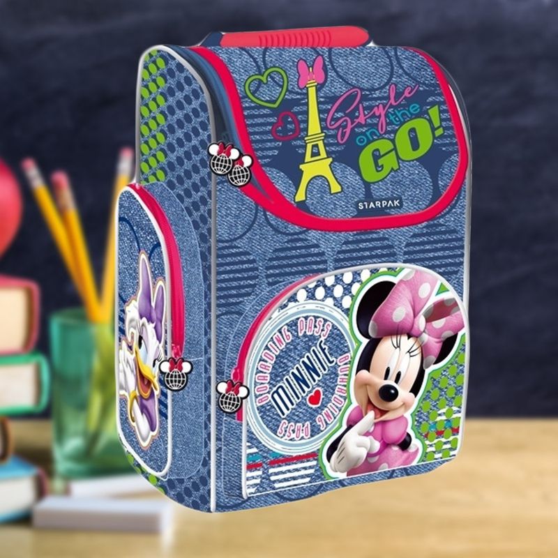 Carti si Birotica - Rechizite - Rucsacuri si genti scolare - Ghiozdan - carcasa tare MINNIE. 37x27x14,5cm - Infinity.ro