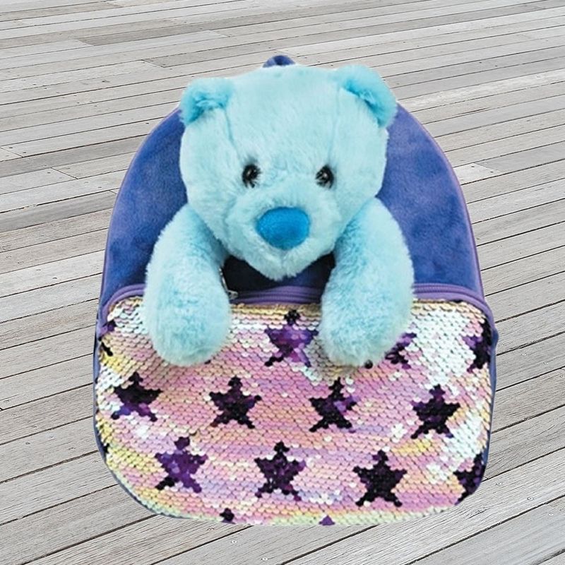 Carti si Birotica - Rechizite - Rucsacuri si genti scolare - Ghiozdan gradinita baby animals, Blue Bear - Infinity.ro