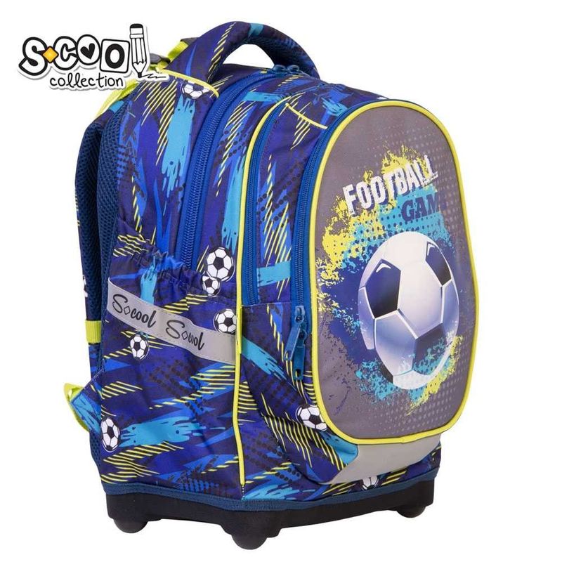 Carti si Birotica - Rechizite - Rucsacuri si genti scolare - Ghiozdan anatomic, 42 cm, FOOTBALL - Infinity.ro