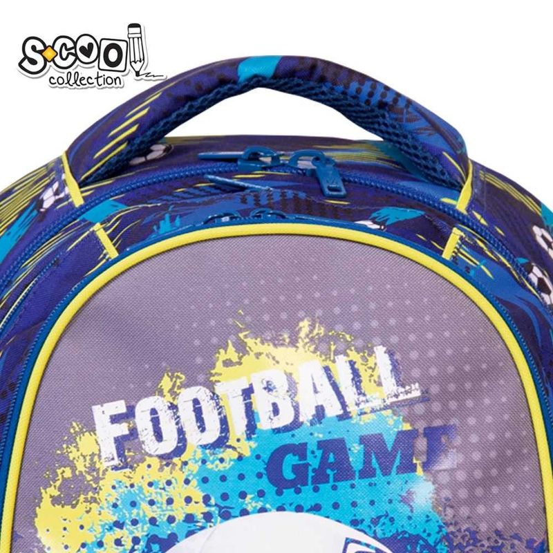 Carti si Birotica - Rechizite - Rucsacuri si genti scolare - Ghiozdan anatomic, 42 cm, FOOTBALL - Infinity.ro