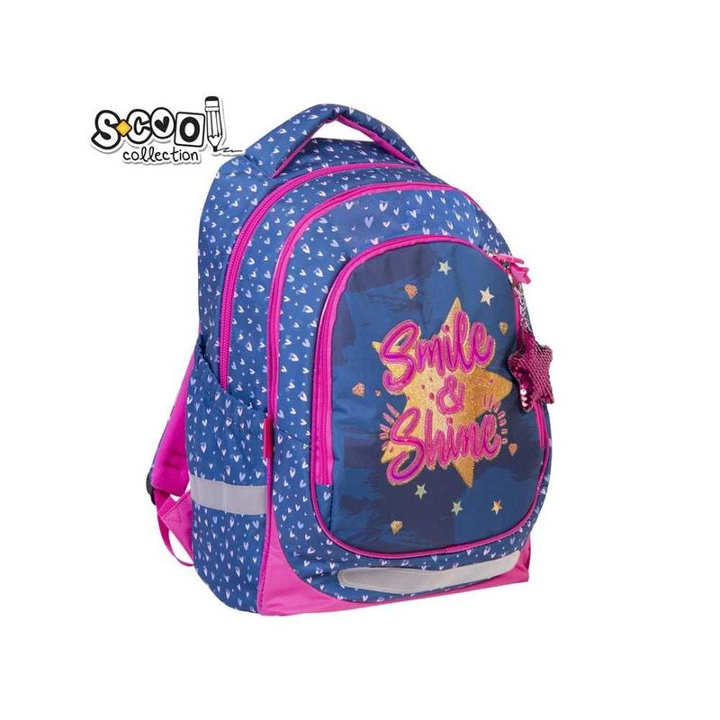 Carti si Birotica - Rechizite - Rucsacuri si genti scolare - Ghiozdan anatomic light, 41 cm, SMILE&SHINE - Infinity.ro