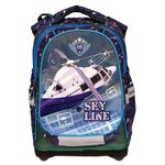 Carti si Birotica - Rechizite - Rucsacuri si genti scolare - Ghiozdan anatomic, compartiment laptop, 42x34x22 cm, SKY LINE - Infinity.ro