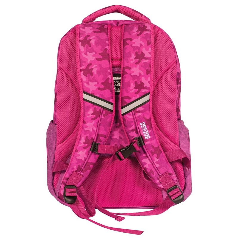 Carti si Birotica - Rechizite - Rucsacuri si genti scolare - Ghiozdan anatomic, compartiment laptop, URBAN, 46x31x16 cm, PURPLE MILITARY - Infinity.ro