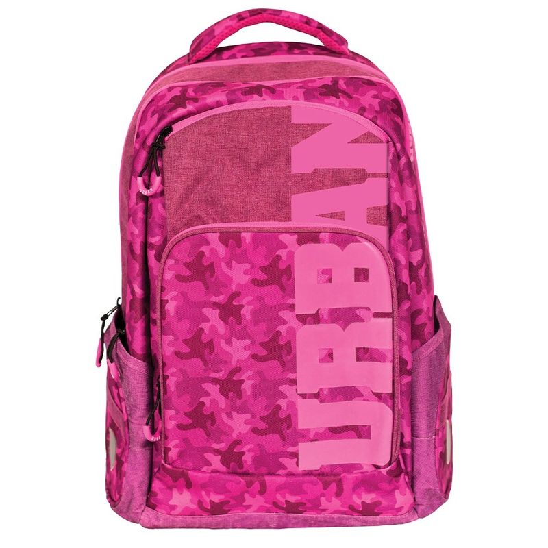 Carti si Birotica - Rechizite - Rucsacuri si genti scolare - Ghiozdan anatomic, compartiment laptop, URBAN, 46x31x16 cm, PURPLE MILITARY - Infinity.ro