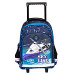 Carti si Birotica - Rechizite - Rucsacuri si genti scolare - Ghiozdan trolley, 38x29x14 cm, SKY LINE - Infinity.ro