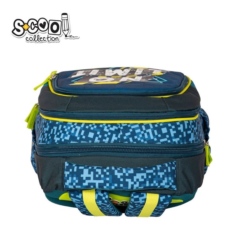 Carti si Birotica - Rechizite - Rucsacuri si genti scolare - Ghiozdan anatomic LIGHT NO LIMIT, 41x28x21 cm S-COOL - Infinity.ro