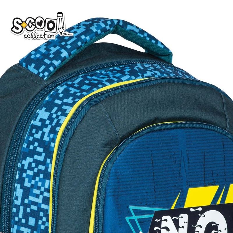Carti si Birotica - Rechizite - Rucsacuri si genti scolare - Ghiozdan anatomic LIGHT NO LIMIT, 41x28x21 cm S-COOL - Infinity.ro