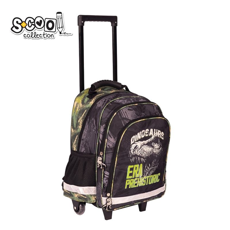 Carti si Birotica - Rechizite - Rucsacuri si genti scolare - Ghiozdan trolley, 38x29x14 cm, DINO - Infinity.ro
