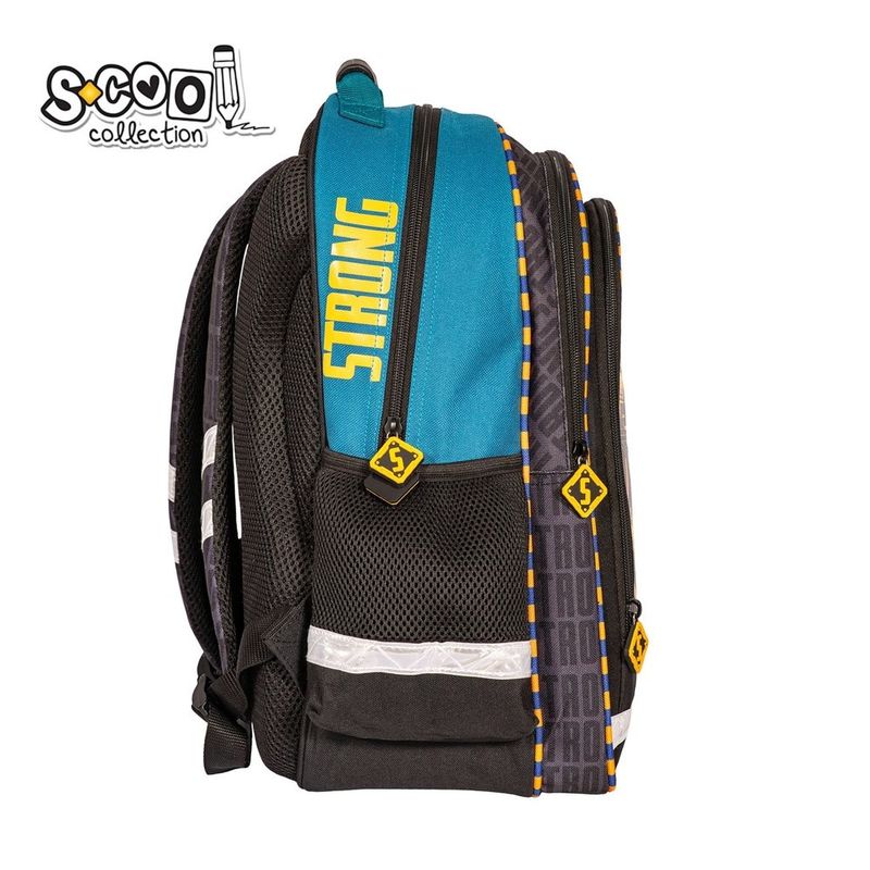 Carti si Birotica - Rechizite - Rucsacuri si genti scolare - Ghiozdan ergonomic, 40.5x29x13.5 cm, POWER - Infinity.ro