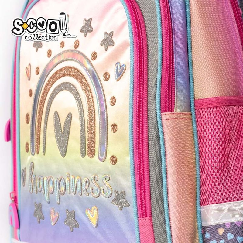 Carti si Birotica - Rechizite - Rucsacuri si genti scolare - Ghiozdan ergonomic HAPPINESS, 40.5x29x13.5 cm - Infinity.ro
