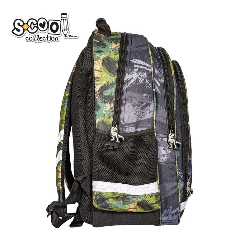 Carti si Birotica - Rechizite - Rucsacuri si genti scolare - Ghiozdan ergonomic, 40.5x29x13.5 cm, DINO - Infinity.ro