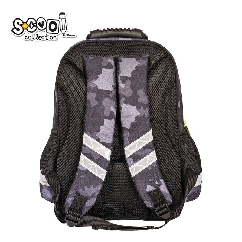 Carti si Birotica - Rechizite - Rucsacuri si genti scolare - Ghiozdan ergonomic, 40.5x29x13.5 cm, AIR FORCE - Infinity.ro