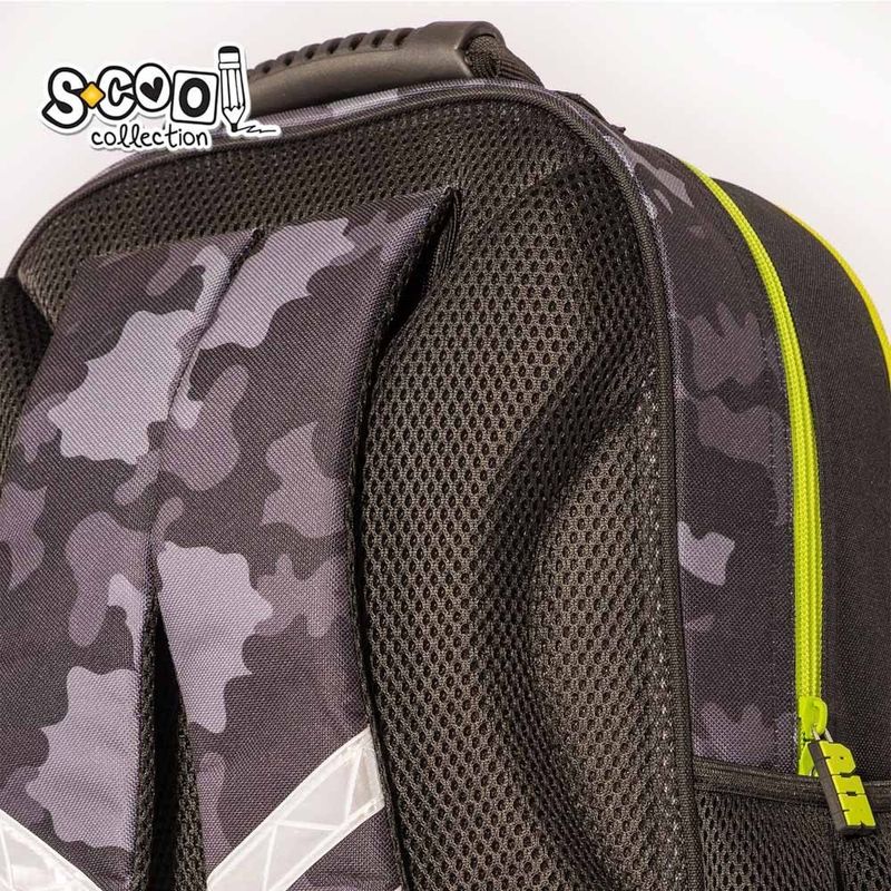 Carti si Birotica - Rechizite - Rucsacuri si genti scolare - Ghiozdan ergonomic, 40.5x29x13.5 cm, AIR FORCE - Infinity.ro