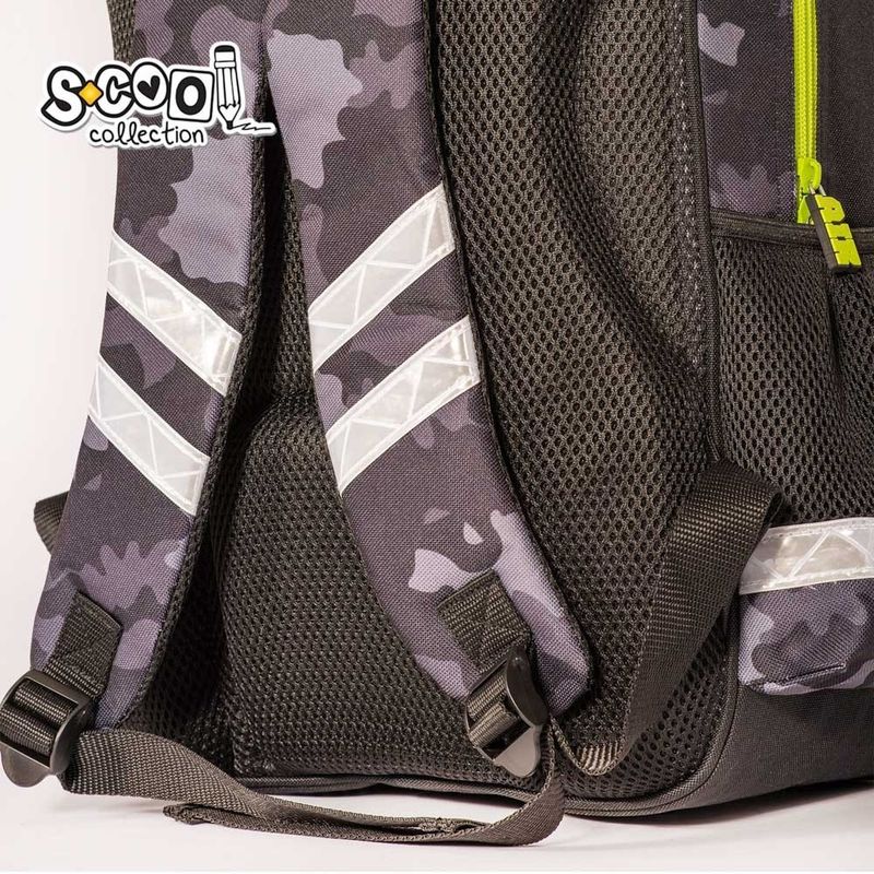 Carti si Birotica - Rechizite - Rucsacuri si genti scolare - Ghiozdan ergonomic, 40.5x29x13.5 cm, AIR FORCE - Infinity.ro