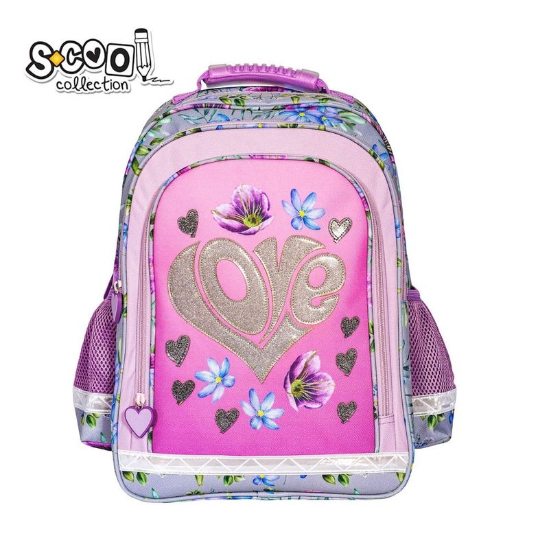 Carti si Birotica - Rechizite - Rucsacuri si genti scolare - Ghiozdan ergonomic, 40.5x29x13.5 cm, LOVE - Infinity.ro