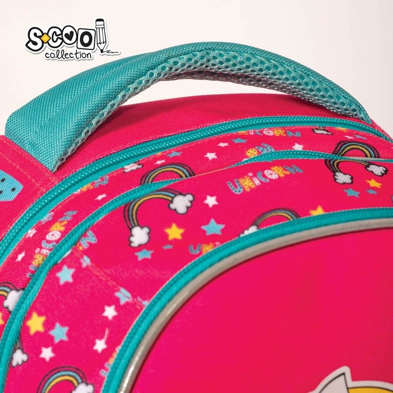 Carti si Birotica - Rechizite - Rucsacuri si genti scolare - Ghiozdan anatomic, 38x39x19.5 cm, UNICORN - Infinity.ro