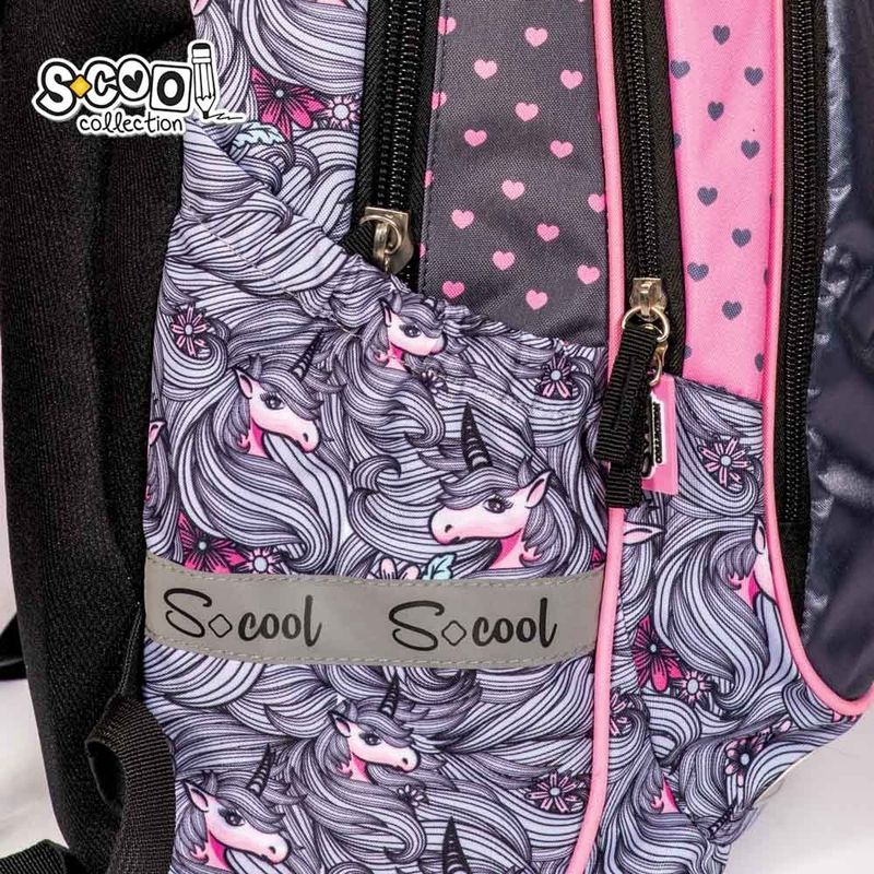 Carti si Birotica - Rechizite - Rucsacuri si genti scolare - Ghiozdan anatomic light, 41x28x21 cm, UNICORN - Infinity.ro