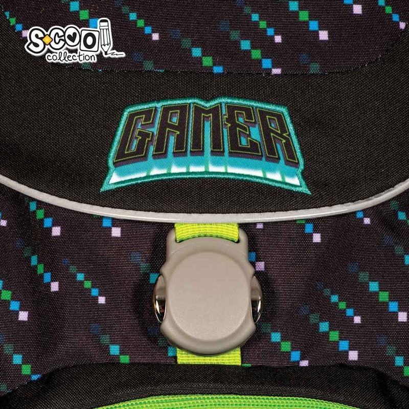 Carti si Birotica - Rechizite - Rucsacuri si genti scolare - Ghiozdan anatomic, 41x28x21 cm, GAMER - Infinity.ro