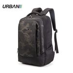 Carti si Birotica - Rechizite - Rucsacuri si genti scolare - Ghiozdan compartiment laptop, DARK CAMOUFLAGE, 31.5x15x45 cm - OFFISHOP - Infinity.ro
