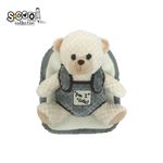 Carti si Birotica - Rechizite - Rucsacuri si genti scolare - Ghiozdan gradinita Baby Animals, 23x8x28 cm, WHITE BEAR - Infinity.ro