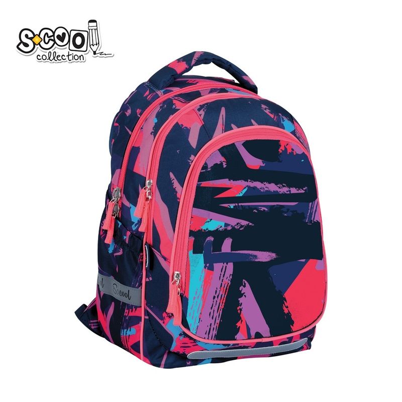 Carti si Birotica - Rechizite - Rucsacuri si genti scolare - Ghiozdan anatomic light, 41x28x17 cm, STRIPES - Infinity.ro