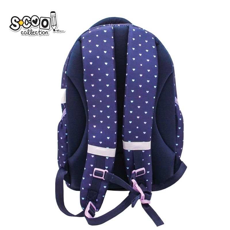 Carti si Birotica - Rechizite - Rucsacuri si genti scolare - Ghiozdan anatomic URBAN, 43x29x22 cm, HEARTS – S-COOL - Infinity.ro