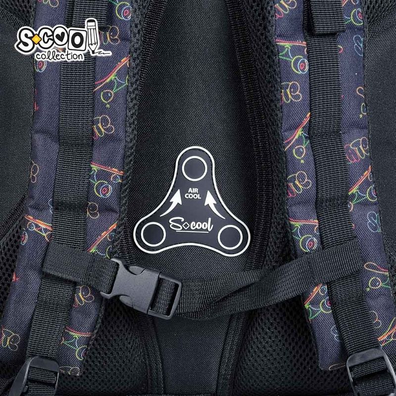 Carti si Birotica - Rechizite - Rucsacuri si genti scolare - Ghiozdan anatomic, 39x33x18 cm, SKATE - Infinity.ro