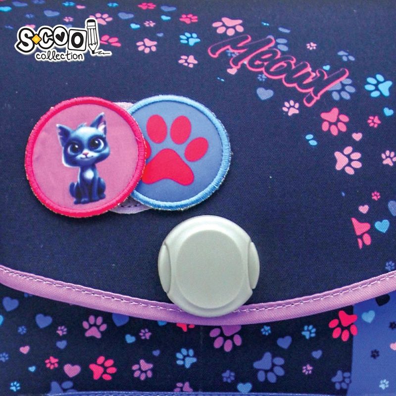 Carti si Birotica - Rechizite - Rucsacuri si genti scolare - Ghiozdan anatomic Premium, 42x30x22 cm, MEOW - Infinity.ro