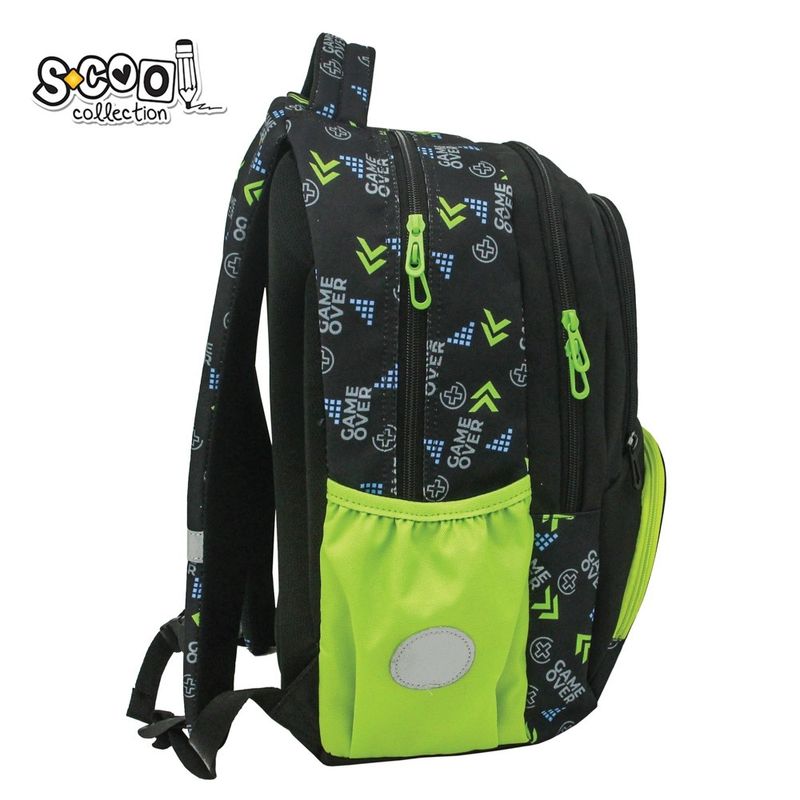 Carti si Birotica - Rechizite - Rucsacuri si genti scolare - Ghiozdan ergonomic, compartiment laptop, 42x31x16 cm, GAME OVER - Infinity.ro