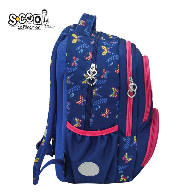 Carti si Birotica - Rechizite - Rucsacuri si genti scolare - Ghiozdan ergonomic, compartiment laptop, 42x31x16 cm, BUTTERFLY - Infinity.ro