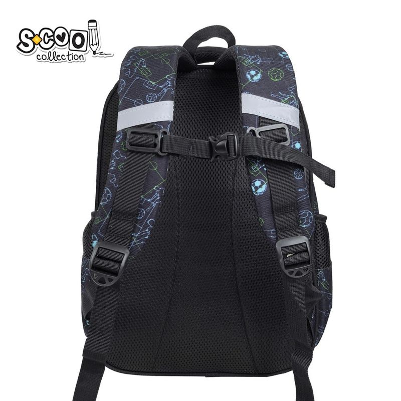 Carti si Birotica - Rechizite - Rucsacuri si genti scolare - Ghiozdan 3D ergonomic, 30x22x42 cm, FOOTBALL - Infinity.ro