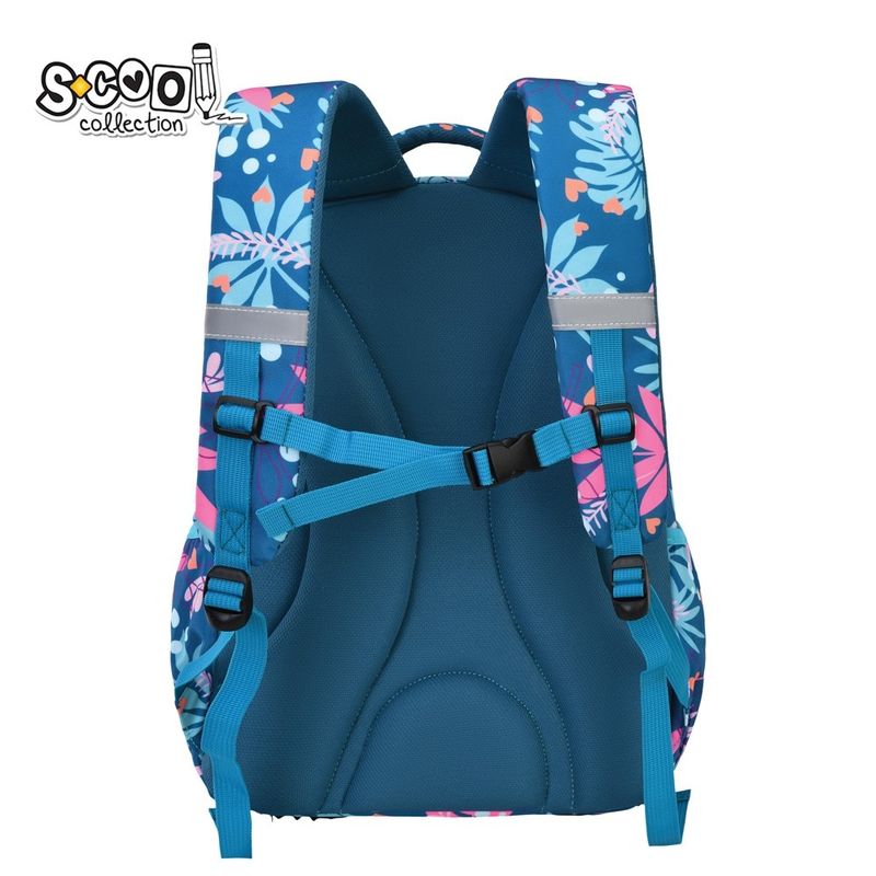 Carti si Birotica - Rechizite - Rucsacuri si genti scolare - Ghiozdan ergonomic comp. laptop, URBAN PREM., 42x31x16 cm, LEAVES - Infinity.ro
