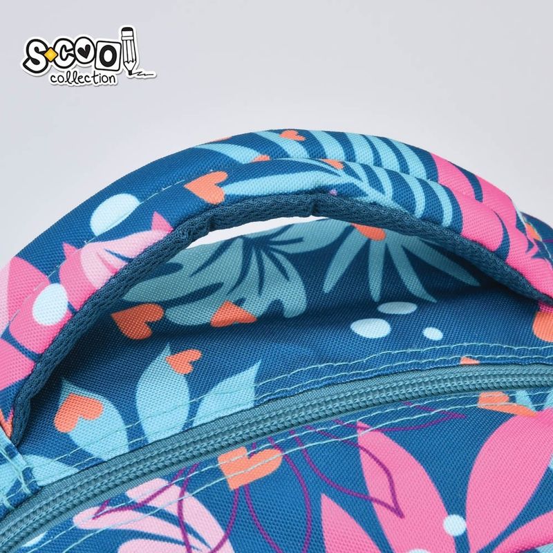Carti si Birotica - Rechizite - Rucsacuri si genti scolare - Ghiozdan ergonomic comp. laptop, URBAN PREM., 42x31x16 cm, LEAVES - Infinity.ro