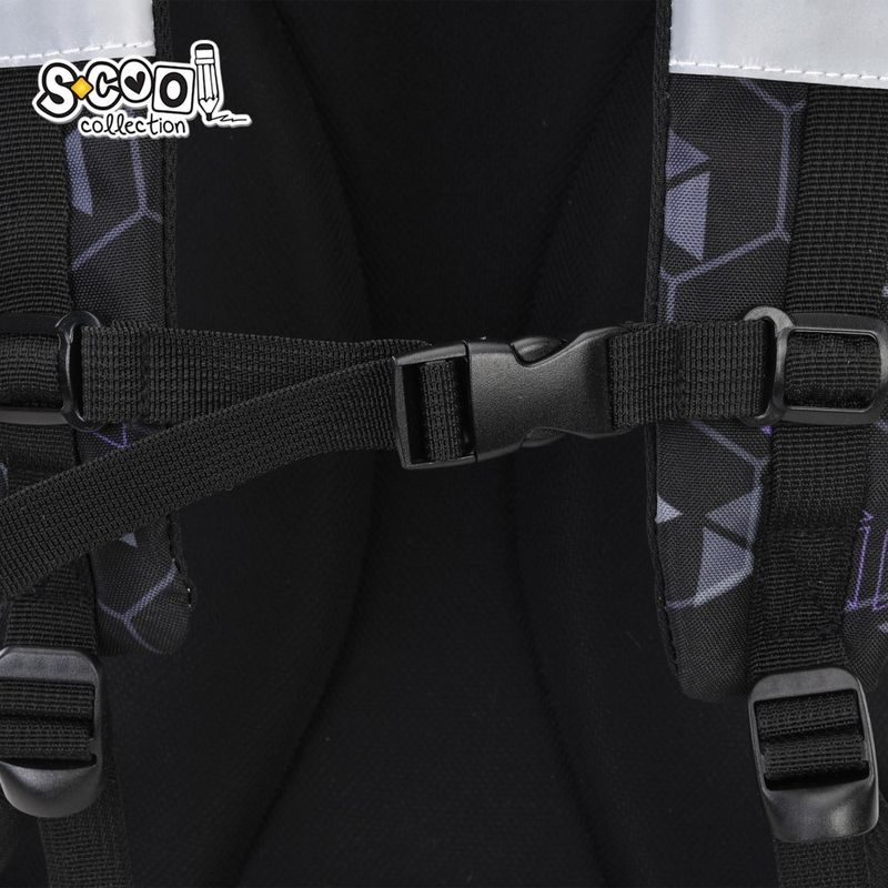Carti si Birotica - Rechizite - Rucsacuri si genti scolare - Ghiozdan anatomic URBAN, 43x29x22 cm, SHAPES - Infinity.ro