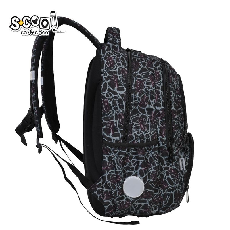 Carti si Birotica - Rechizite - Rucsacuri si genti scolare - Ghiozdan ergonomic comp. laptop, URBAN PREM., 42x31x16 cm, ROAR - Infinity.ro