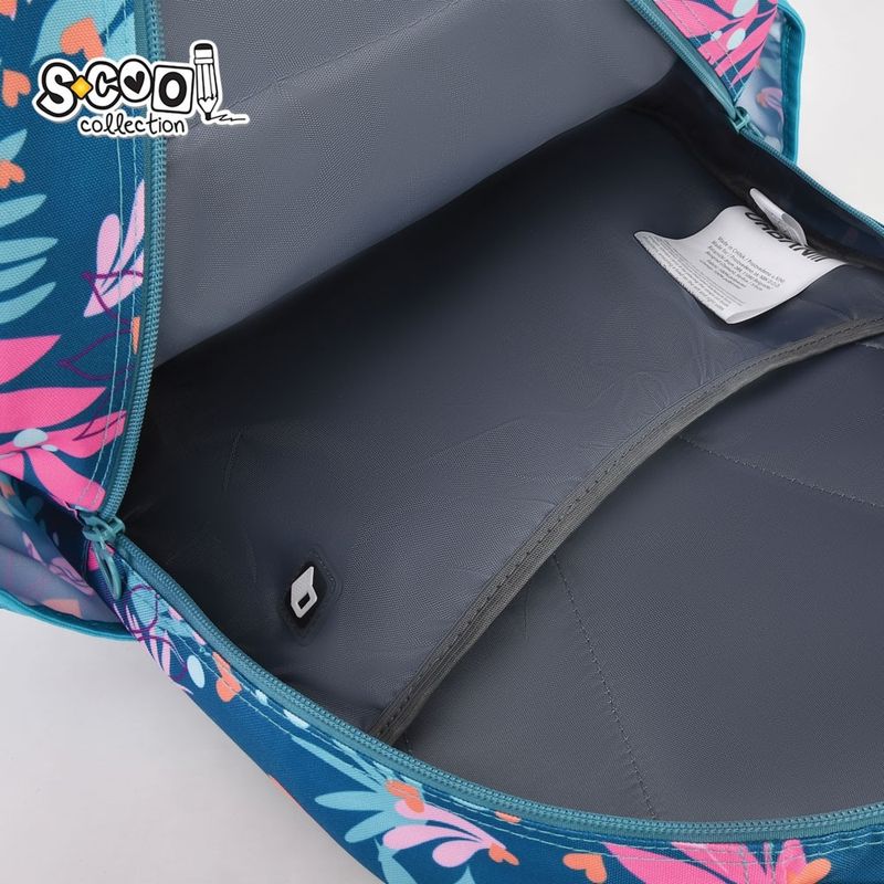Carti si Birotica - Rechizite - Rucsacuri si genti scolare - Ghiozdan ergonomic comp. laptop, URBAN PREM., 42x31x16 cm, LEAVES - Infinity.ro