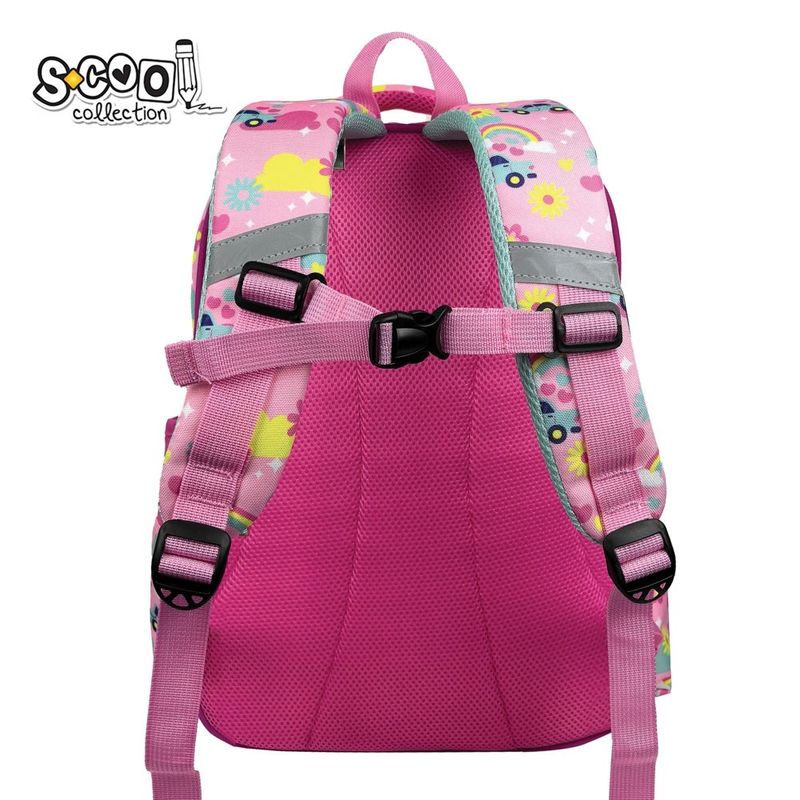 Carti si Birotica - Rechizite - Rucsacuri si genti scolare - Ghiozdan 3D ergonomic, 43x30x22 cm, HAPPY RAINBOW - Infinity.ro