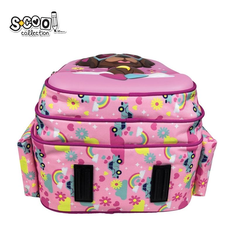 Carti si Birotica - Rechizite - Rucsacuri si genti scolare - Ghiozdan 3D ergonomic, 43x30x22 cm, HAPPY RAINBOW - Infinity.ro