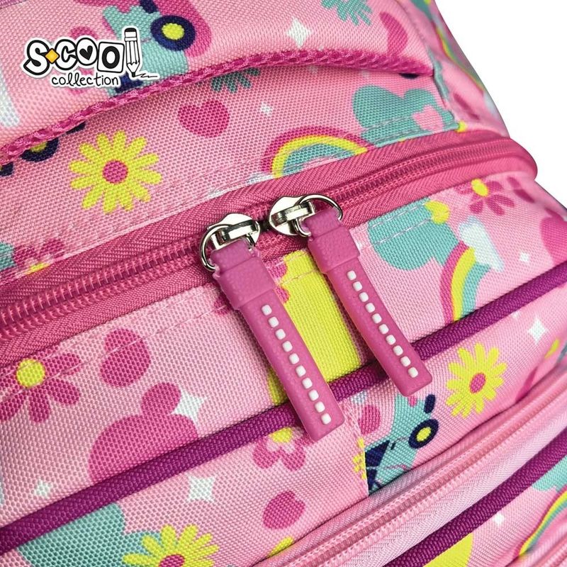 Carti si Birotica - Rechizite - Rucsacuri si genti scolare - Ghiozdan 3D ergonomic, 43x30x22 cm, HAPPY RAINBOW - Infinity.ro