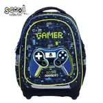 Carti si Birotica - Rechizite - Rucsacuri si genti scolare - Ghiozdan anatomic, 39x33x18 cm, GAMER - Infinity.ro